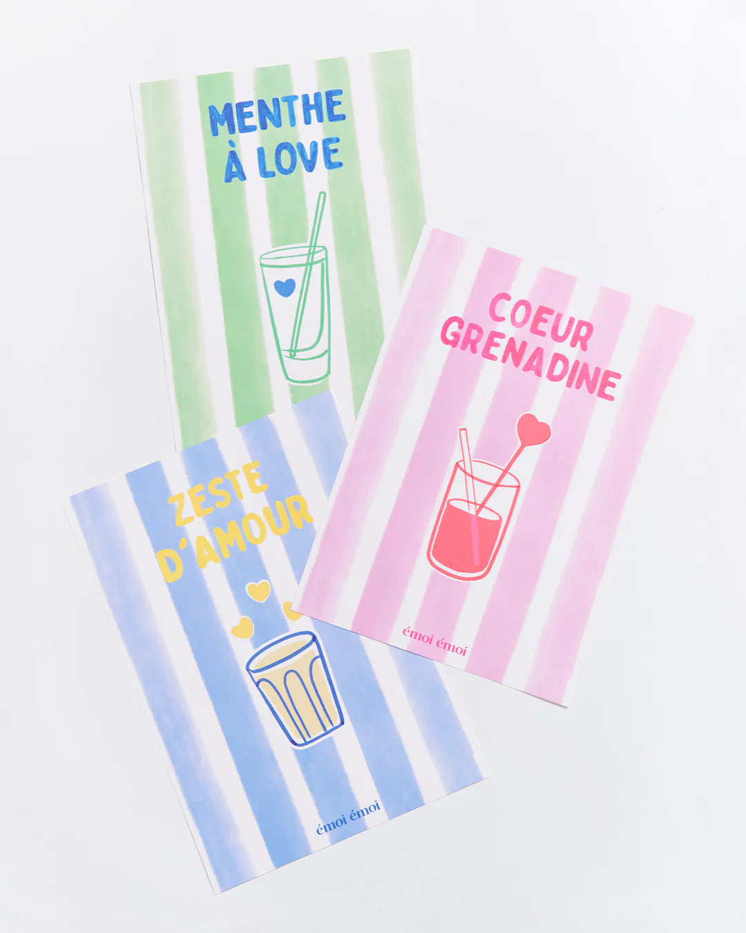 Affiche A4 Menthe à love — Émoi émoi , Lyon