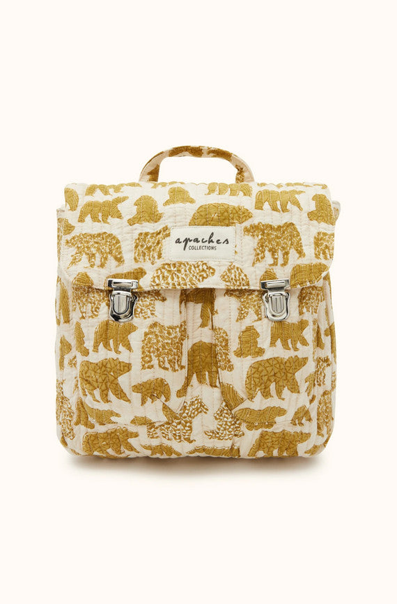 Sac à dos Suji - Ours macadamia — Apaches collections , Lyon