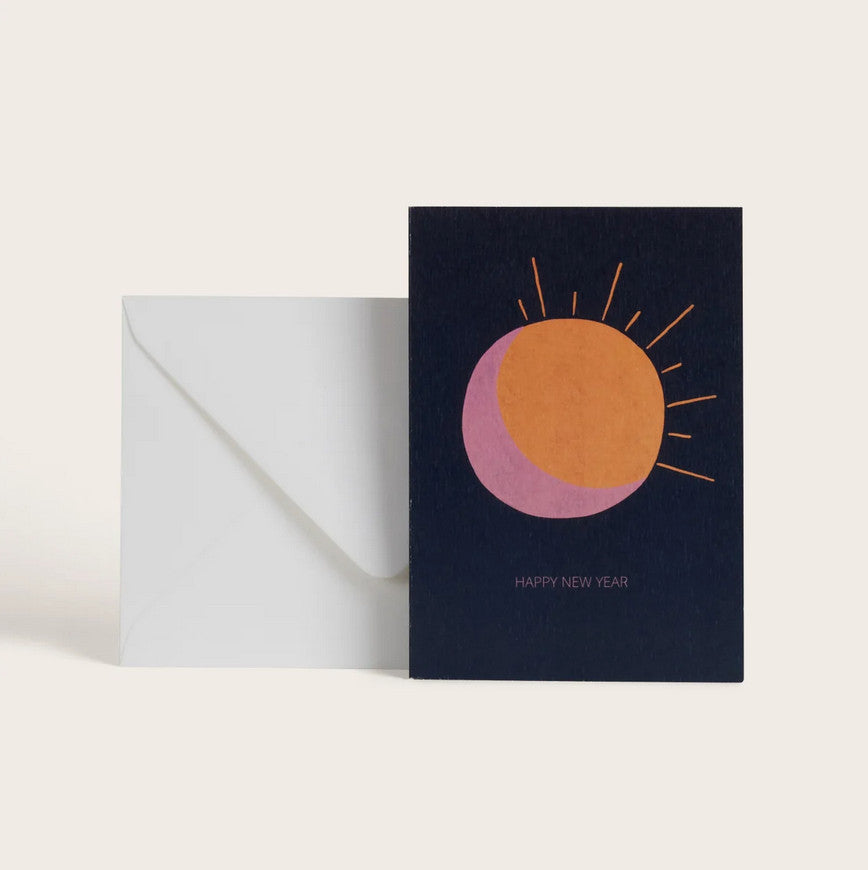 Carte Sunrise Happy new year"" — Season Paper , Lyon