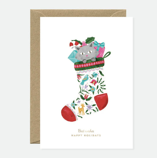 Carte Cat sock — All the ways to say , Lyon