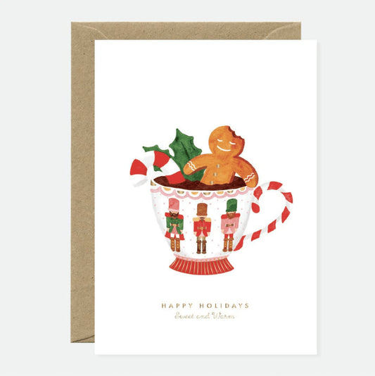 Carte Merry Christmas Biscuit bath — All the ways to say , Lyon