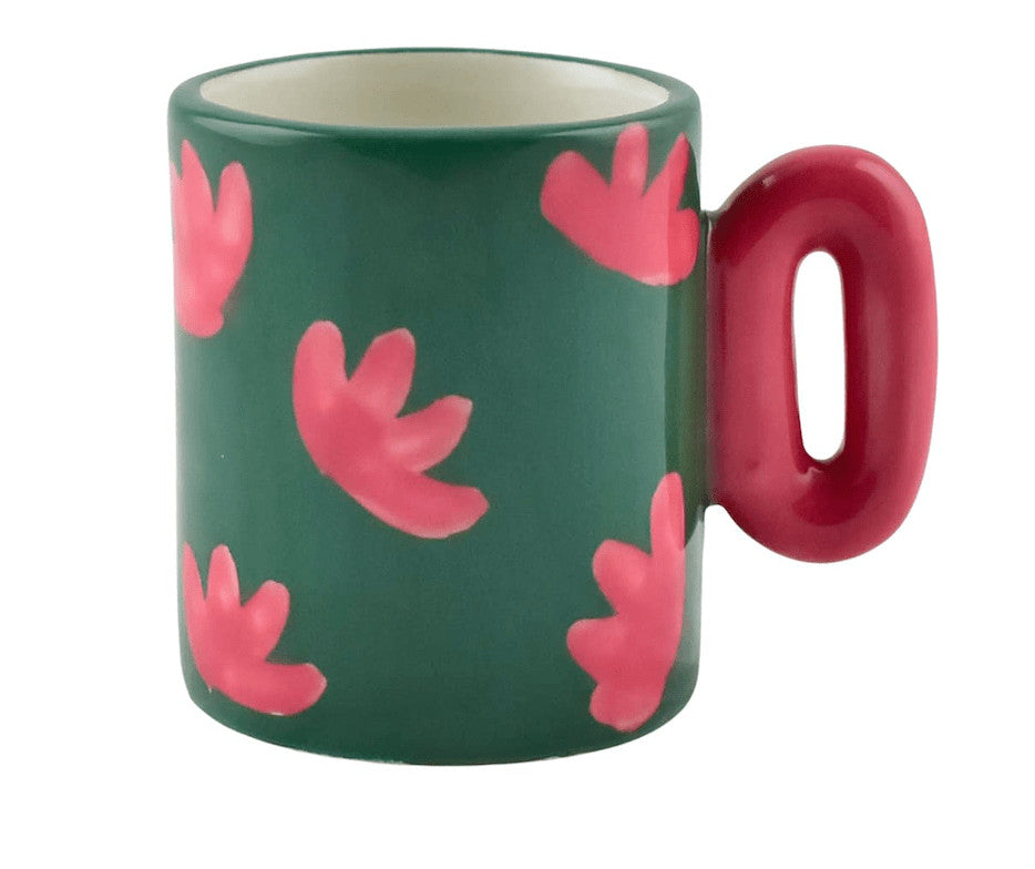 Tasse Gloria - Vert/rose — Qué Rico , Lyon