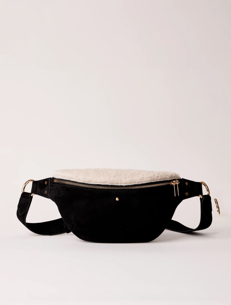 Sac banane Nicole Sherpa - Noir