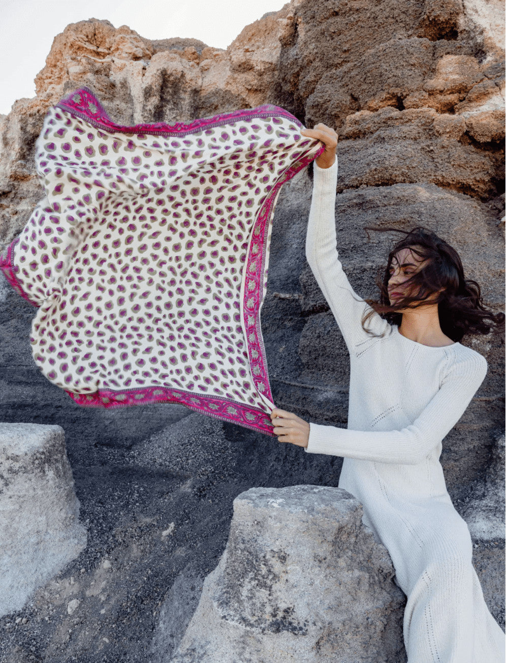 Foulard Léandro - Fuchsia — Maradji , Lyon