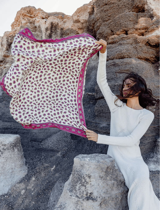 Foulard Léandro - Fuchsia — Maradji , Lyon