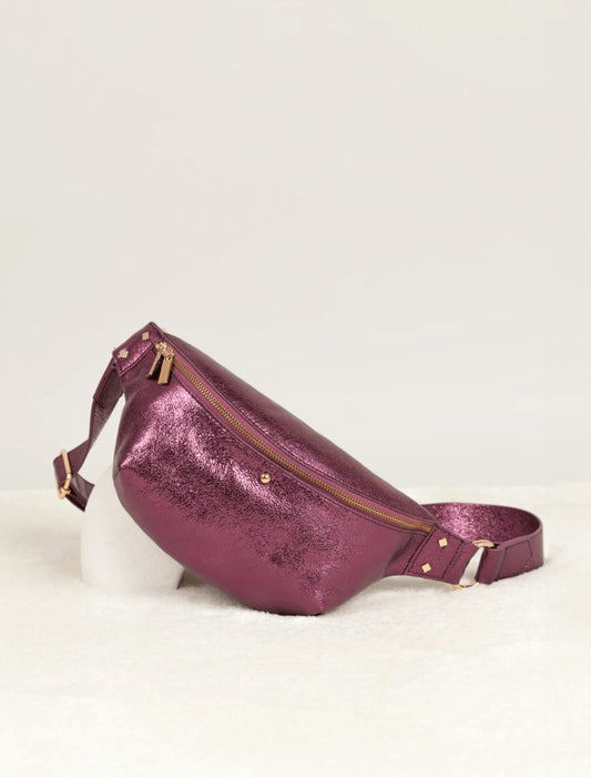 Sac banane Nicole Disco - Fuchsia
