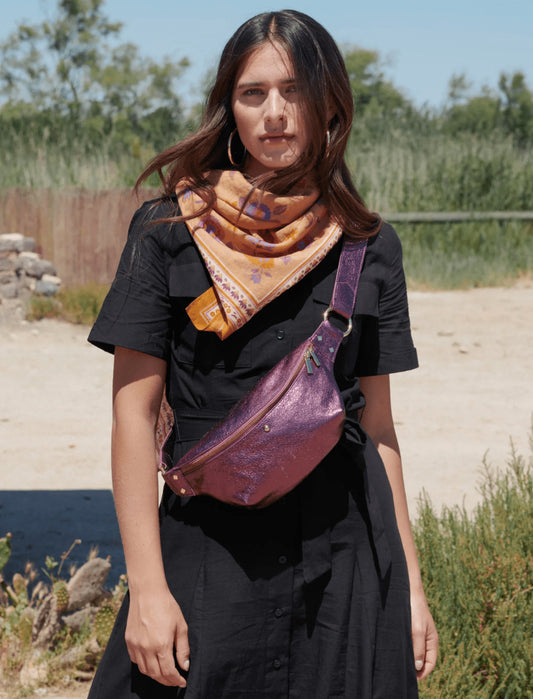 Sac banane Nicole Disco - Fuchsia