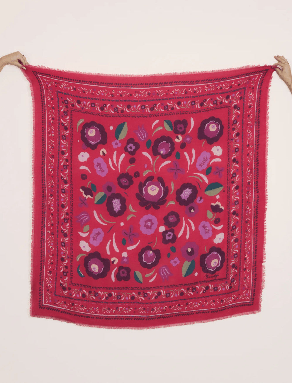 Foulard Balkans - Fuschia
