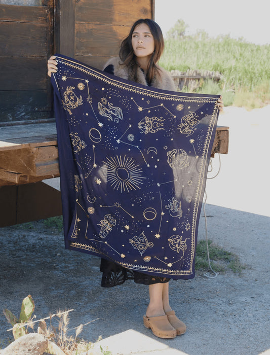Foulard Zodiac - Marine — Maradji , Lyon