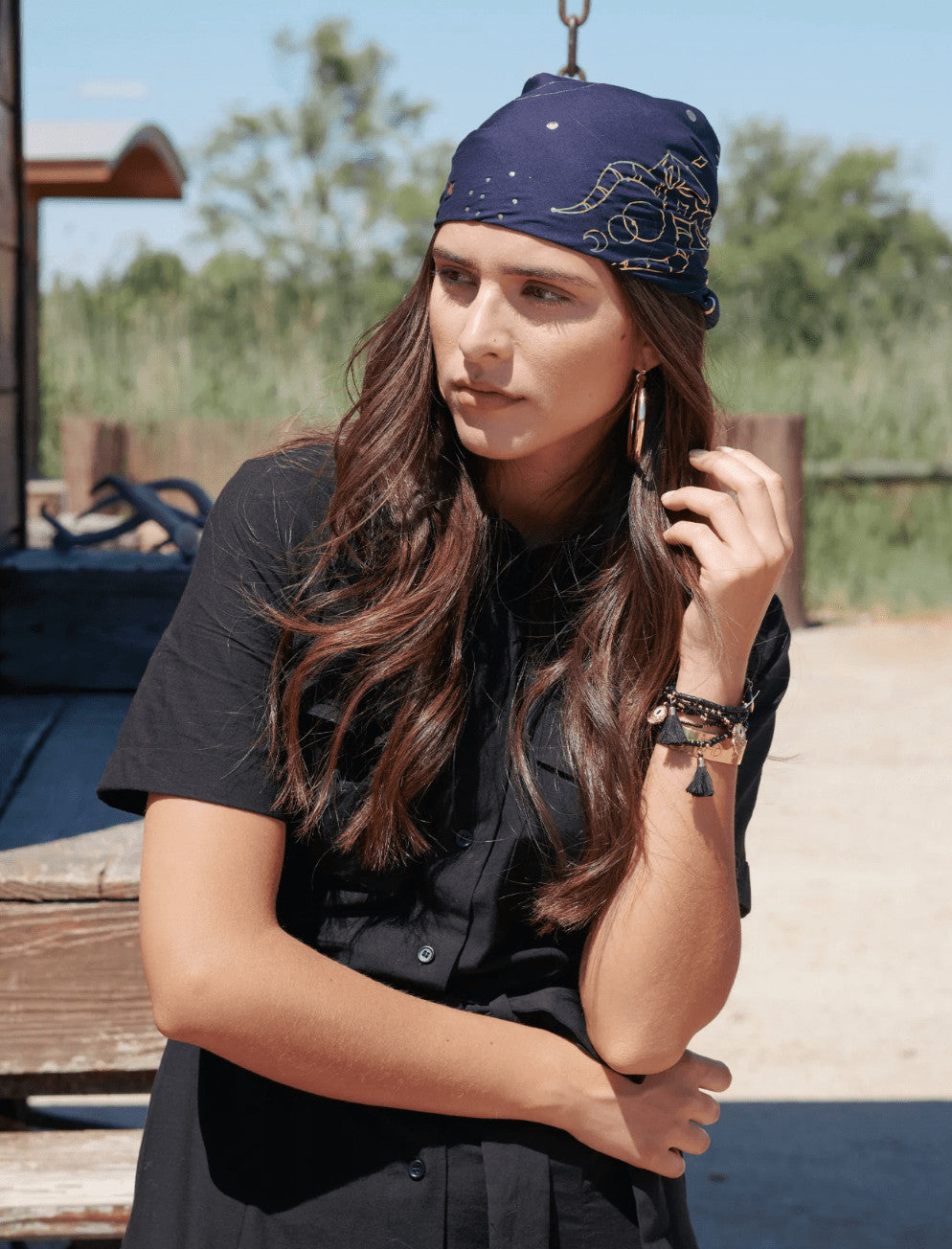Foulard Zodiac - Marine