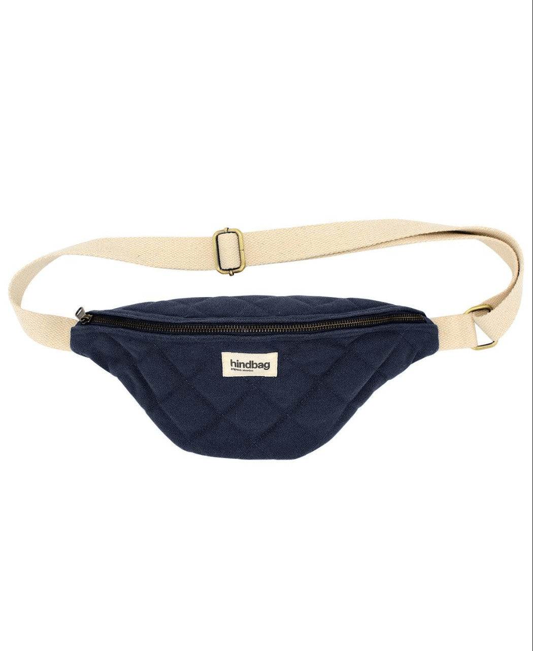 Sac banane Olivia - Navy matelassé — Hindbag , Lyon