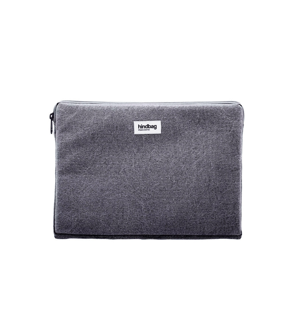 Housse d'ordinateur Ava M - Denim gris — Hindbag , Lyon