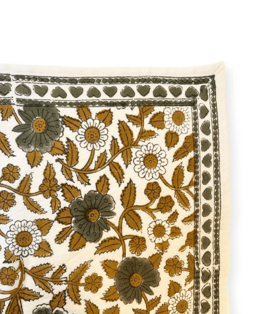 Big foulard Latika Coeur - Macadamia — Apaches collections , Lyon