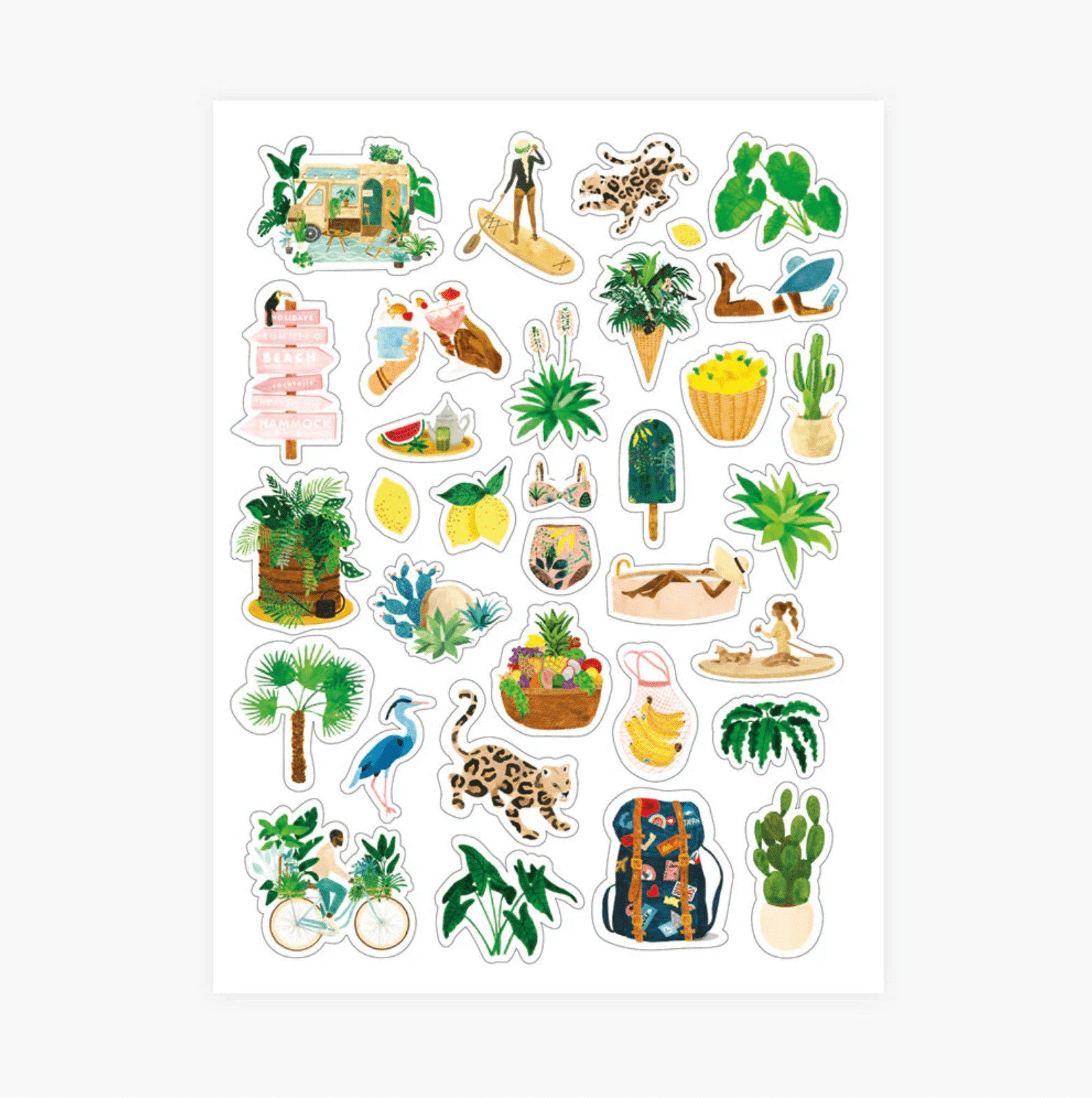 Set de stickers - Wanderlust