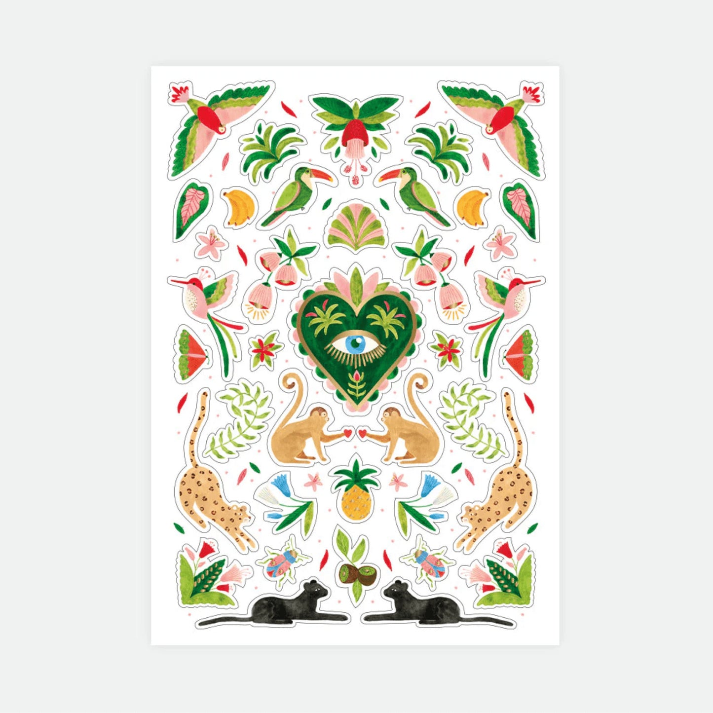 Set de stickers - Mexican jungle
