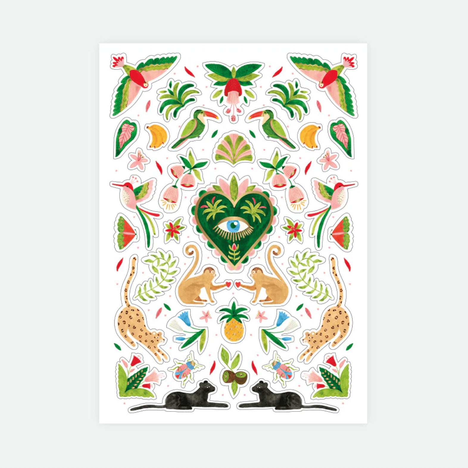 Set de stickers - Mexican jungle
