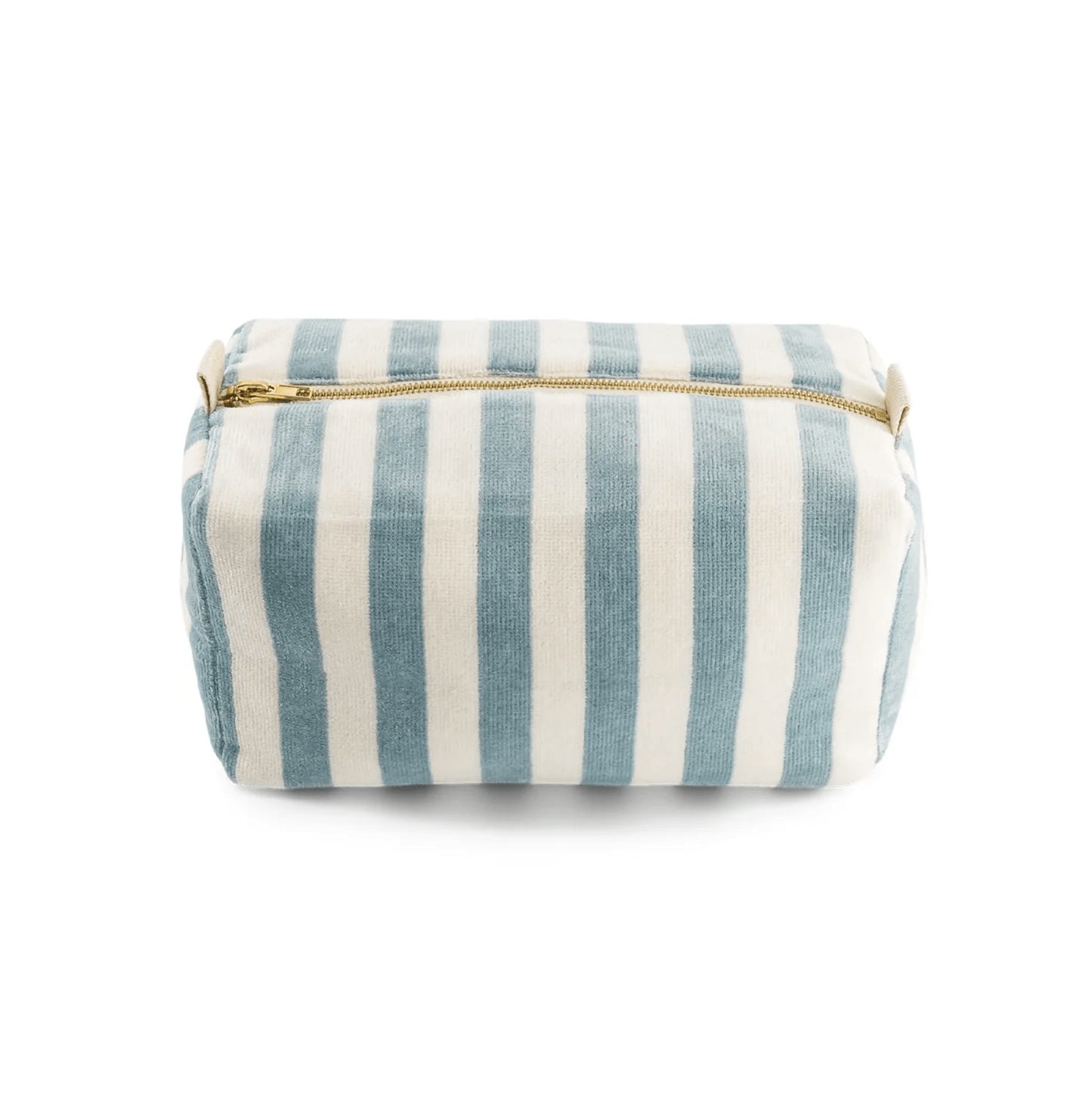 Trousse de toilette éponge rayée Vic - blue cloud
