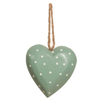 Coeur à pois à suspendre - Vert — Sass and Belle , Lyon