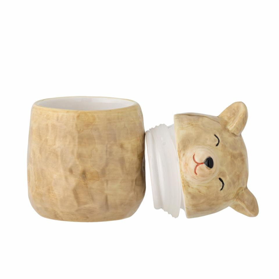 Petite boîte Puk - Ours marron