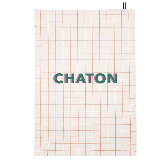Torchon Les petits noms - Chaton