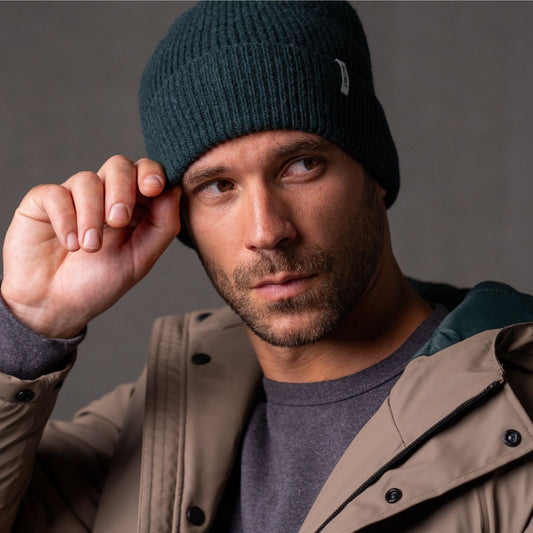 Bonnet en laine d'agneau - Vert sapin — Billybelt , Lyon