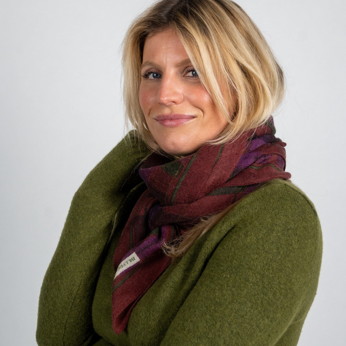 Foulard en laine - Violette — Billybelt , Lyon