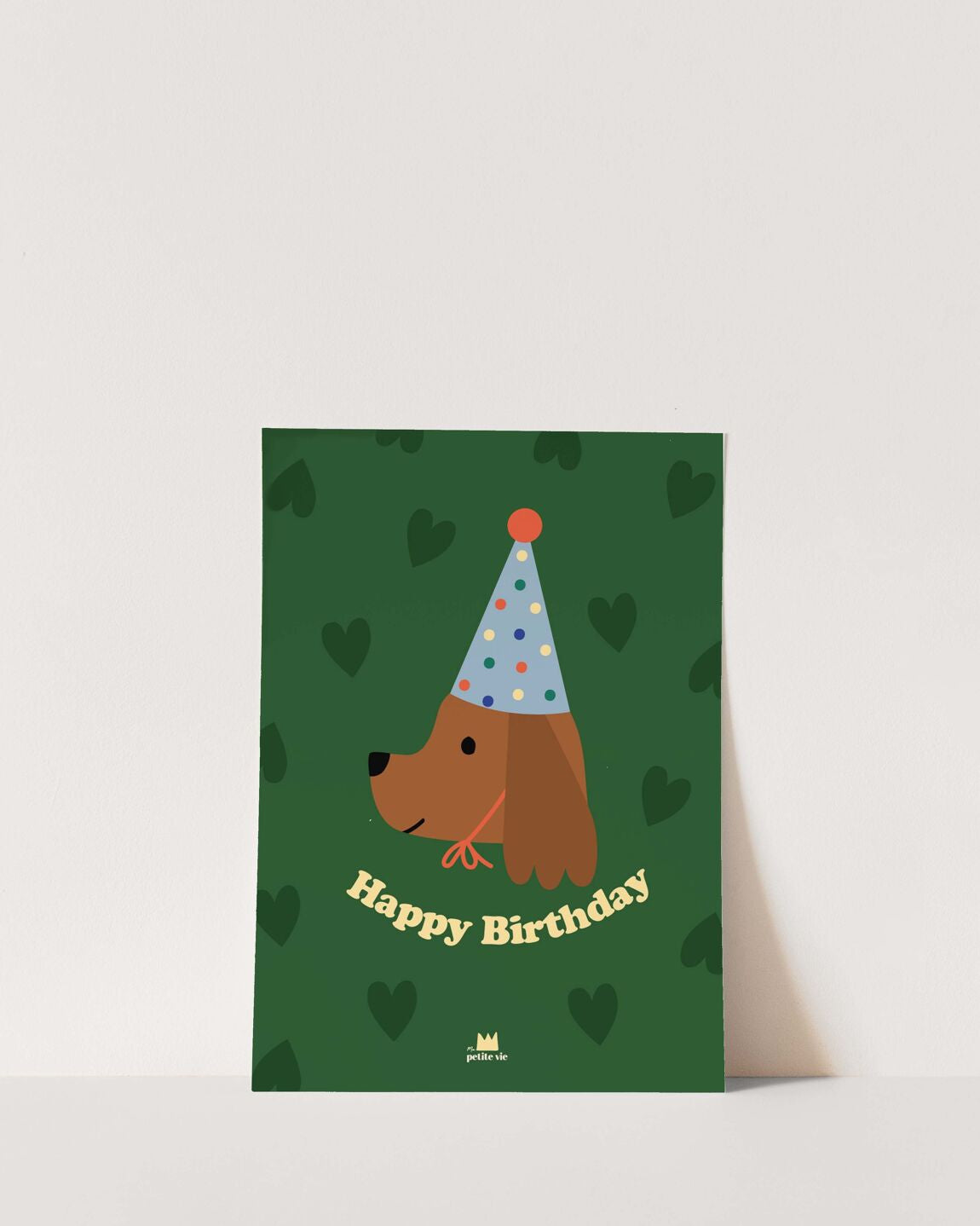 Carte A5 - Happy birthday chien — Ma petite vie , Lyon