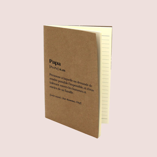 Carnet définition Papa — Family impact stories , Lyon
