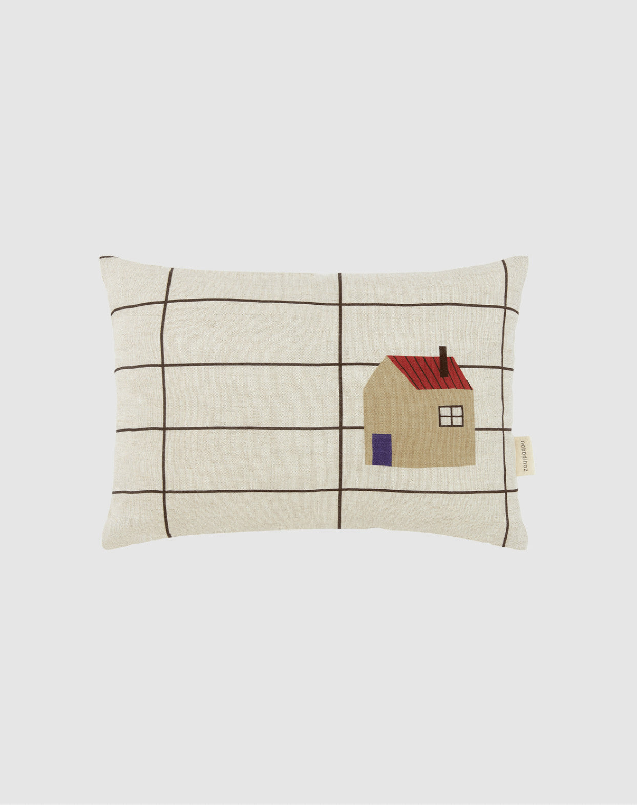 Coussin rectangulaire en lin S - Maison