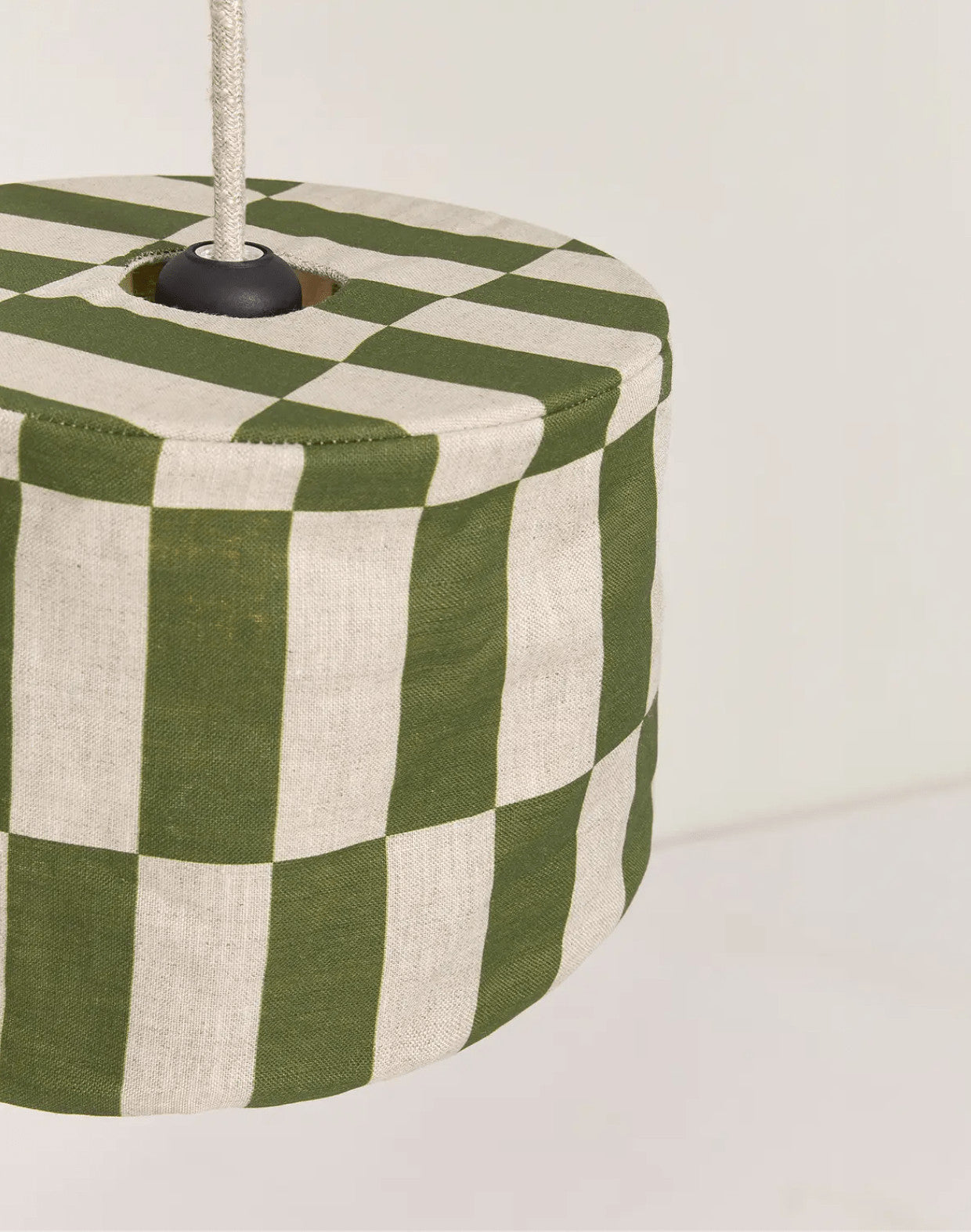Petit abat-jour - Carreaux vert