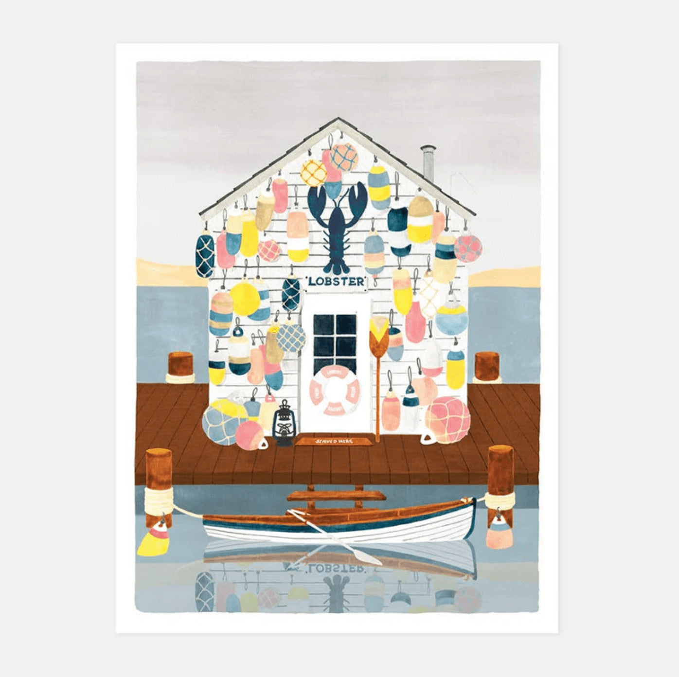 Affiche small - Fisherman shop — All the ways to say , Lyon