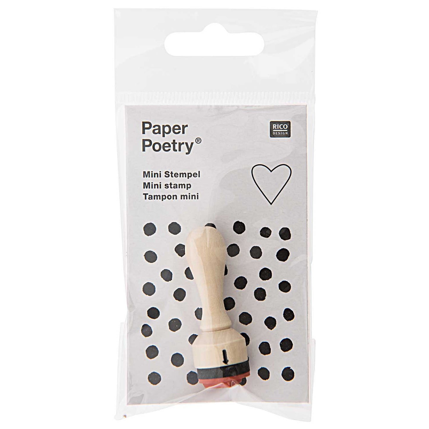 Mini tampon coeur — Rico design , Lyon