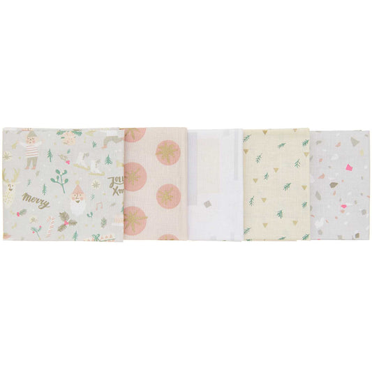Lot de 5 tissus de Nostalgique Christmas de 50*70cm — Rico design , Lyon