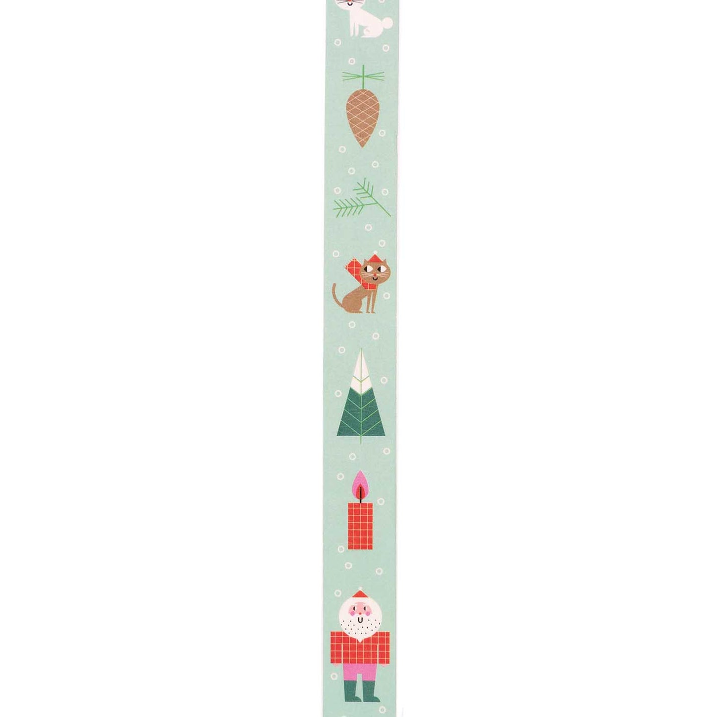 Masking tape personnages de Noël fond vert — Rico design , Lyon