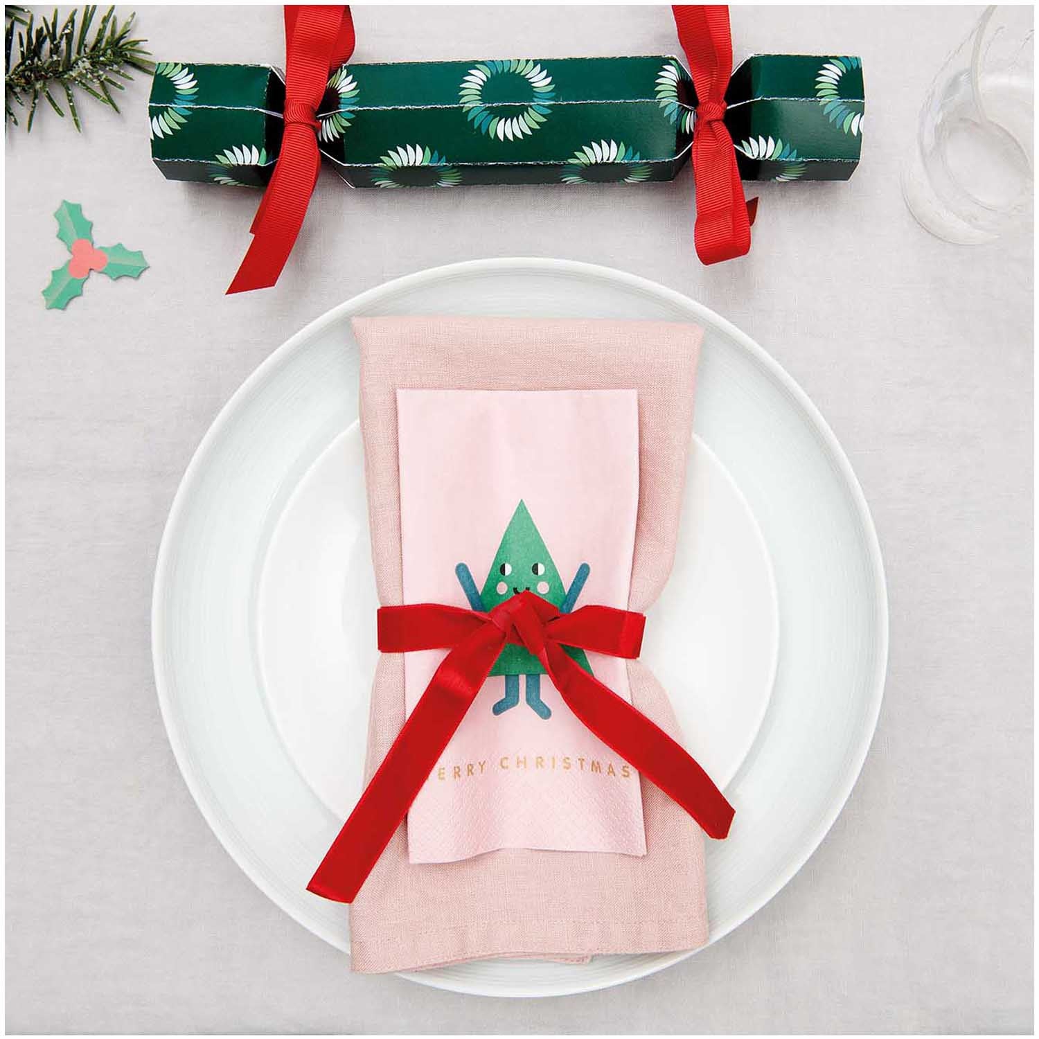 Serviettes Sapin de Noël bonhomme, par 20 — Rico design , Lyon