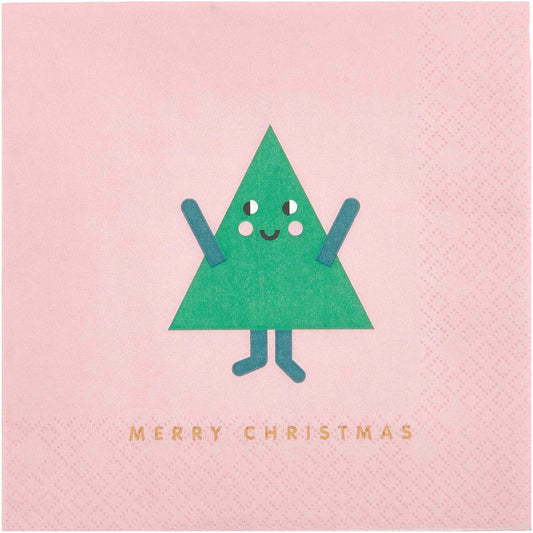 Serviettes Sapin de Noël bonhomme, par 20 — Rico design , Lyon