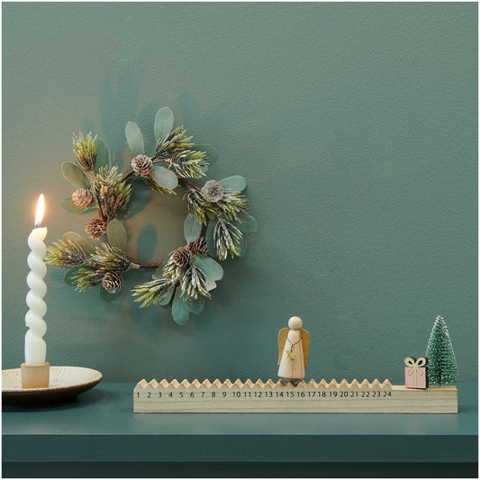Calendrier de l'Avent en bois et son ange — Rico design , Lyon