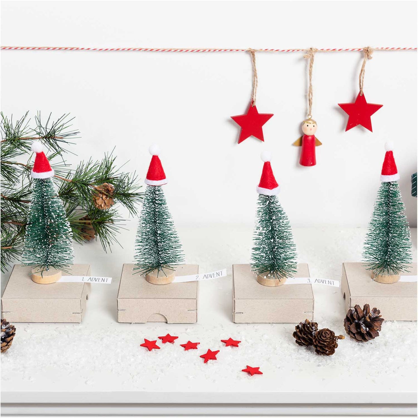 Mini sapins de Noël verts - 16cm — Rico design , Lyon