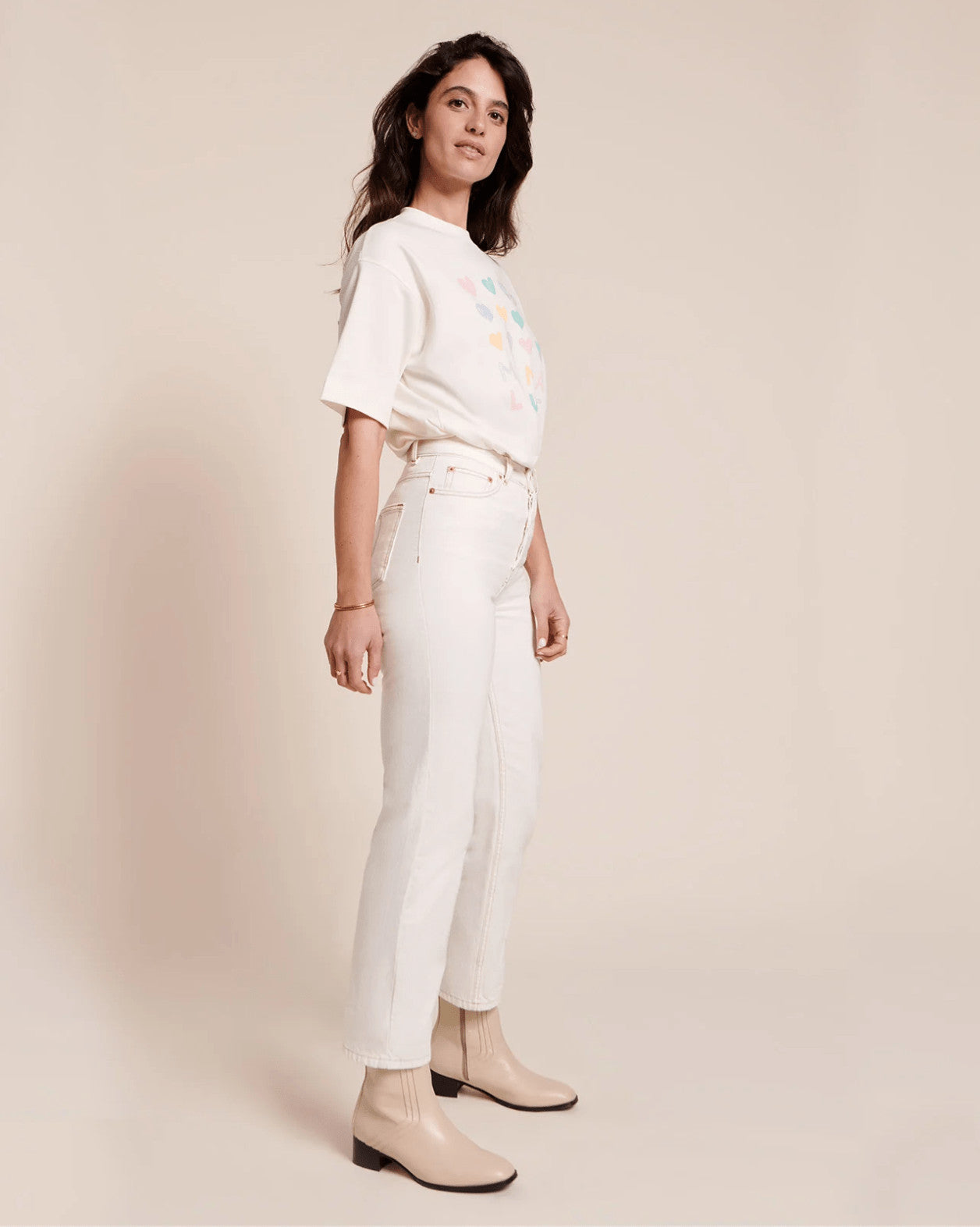T-shirt Mama Love blanc - Taille L