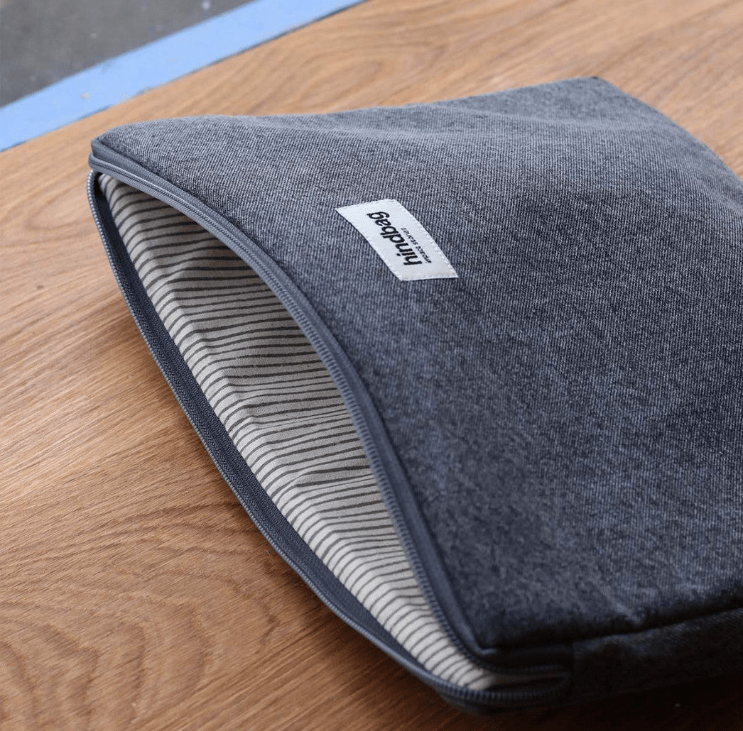 Housse d'ordinateur Ava S - Denim gris