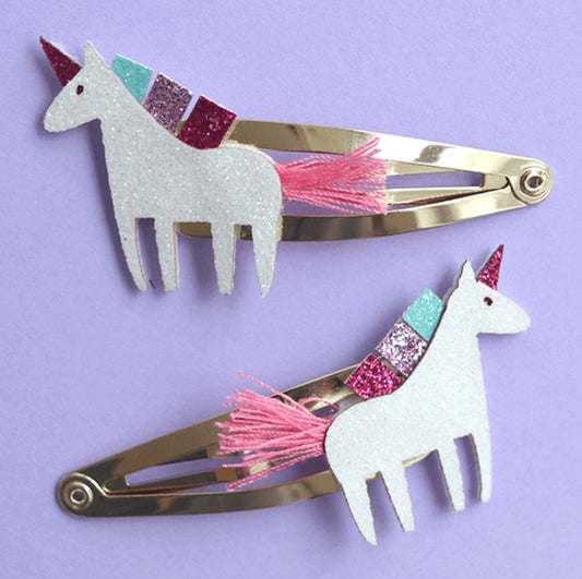 Barrettes cheveux - Licornes — La petite épicerie , Lyon