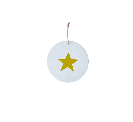 Mini médaillon Etoile - Doré