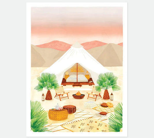 Affiche large - Glamping