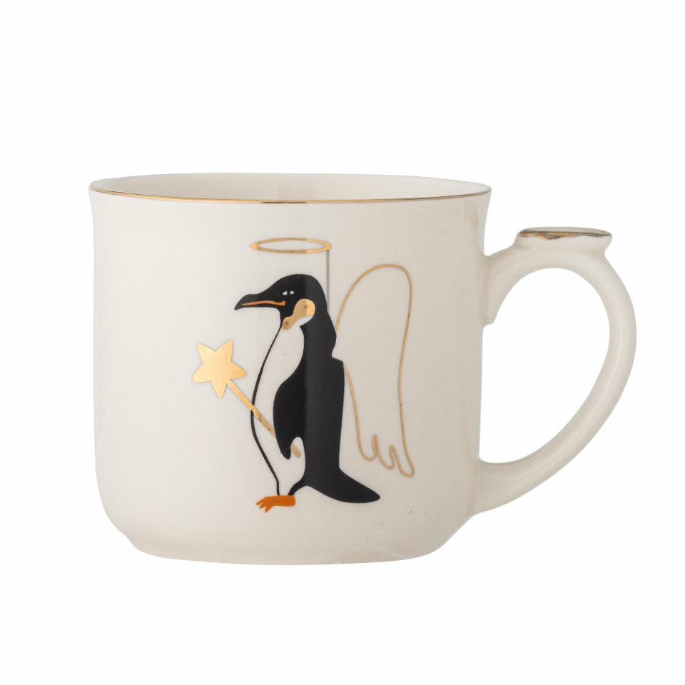 Tasse pingouin Valentin avec couvercle
