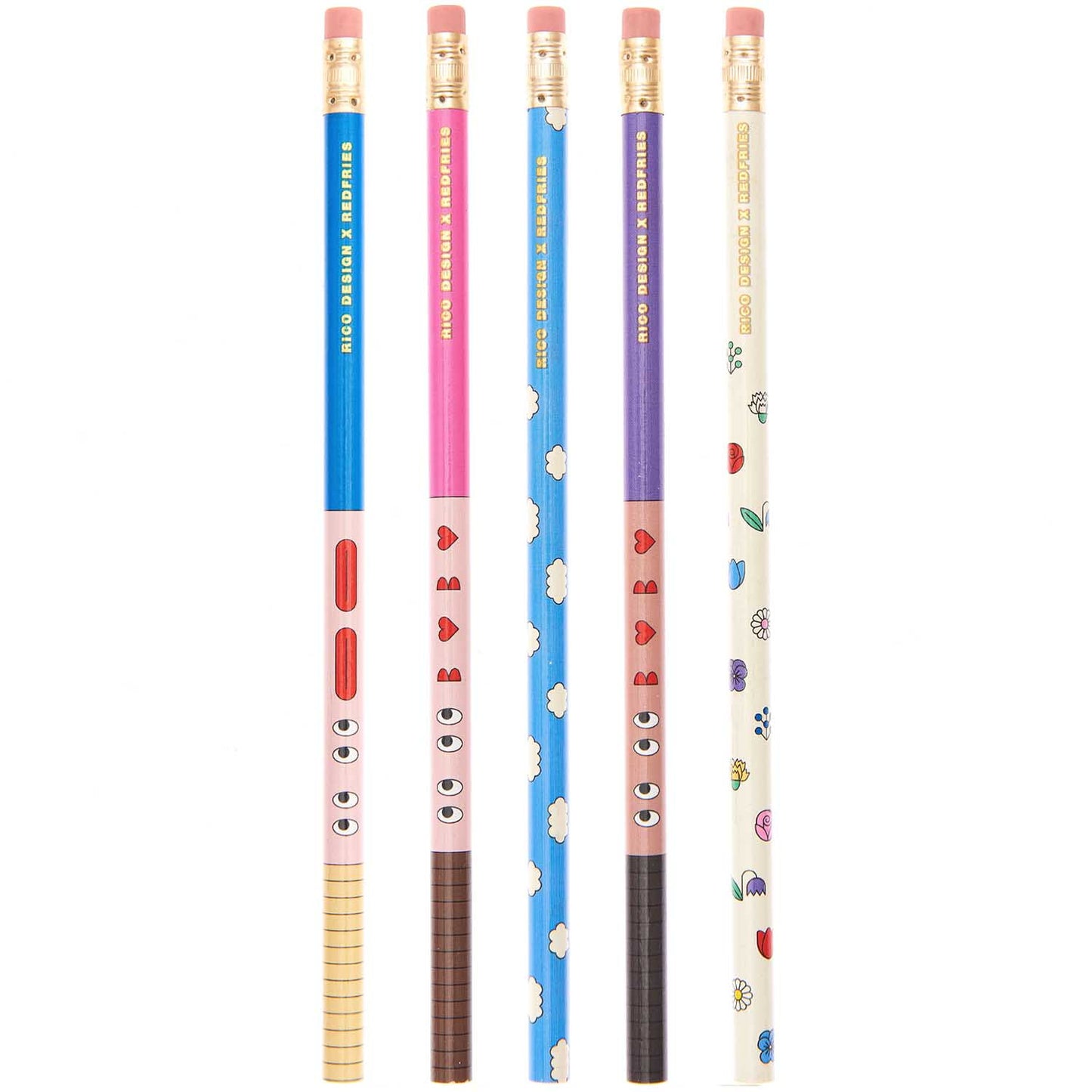 Set de 5 crayons Eye Candy