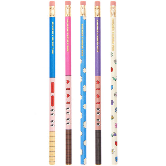 Set de 5 crayons Eye Candy