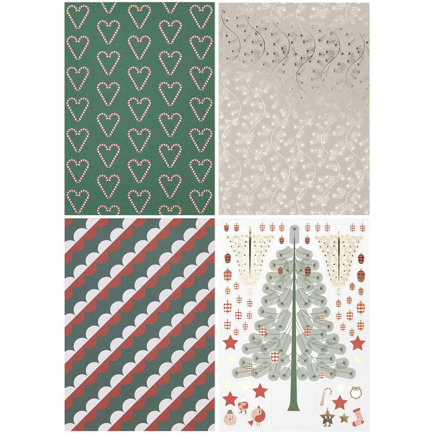 Bloc de 24 feuilles à motifs - Christmas Rocks! — Rico design , Lyon