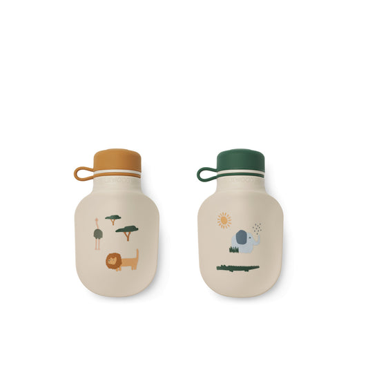 Duo de gourdes Lizzie - Safari sandy mix