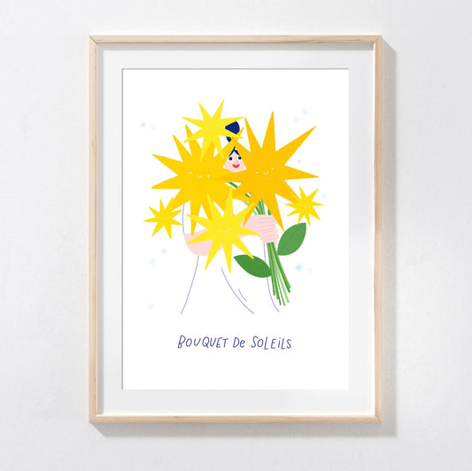 Affiche A4 Bouquets de soleil