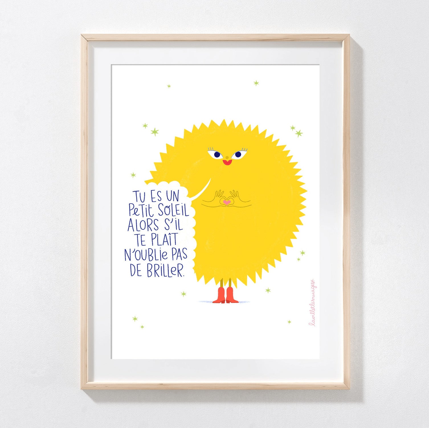 Affiche A4 Petit soleil